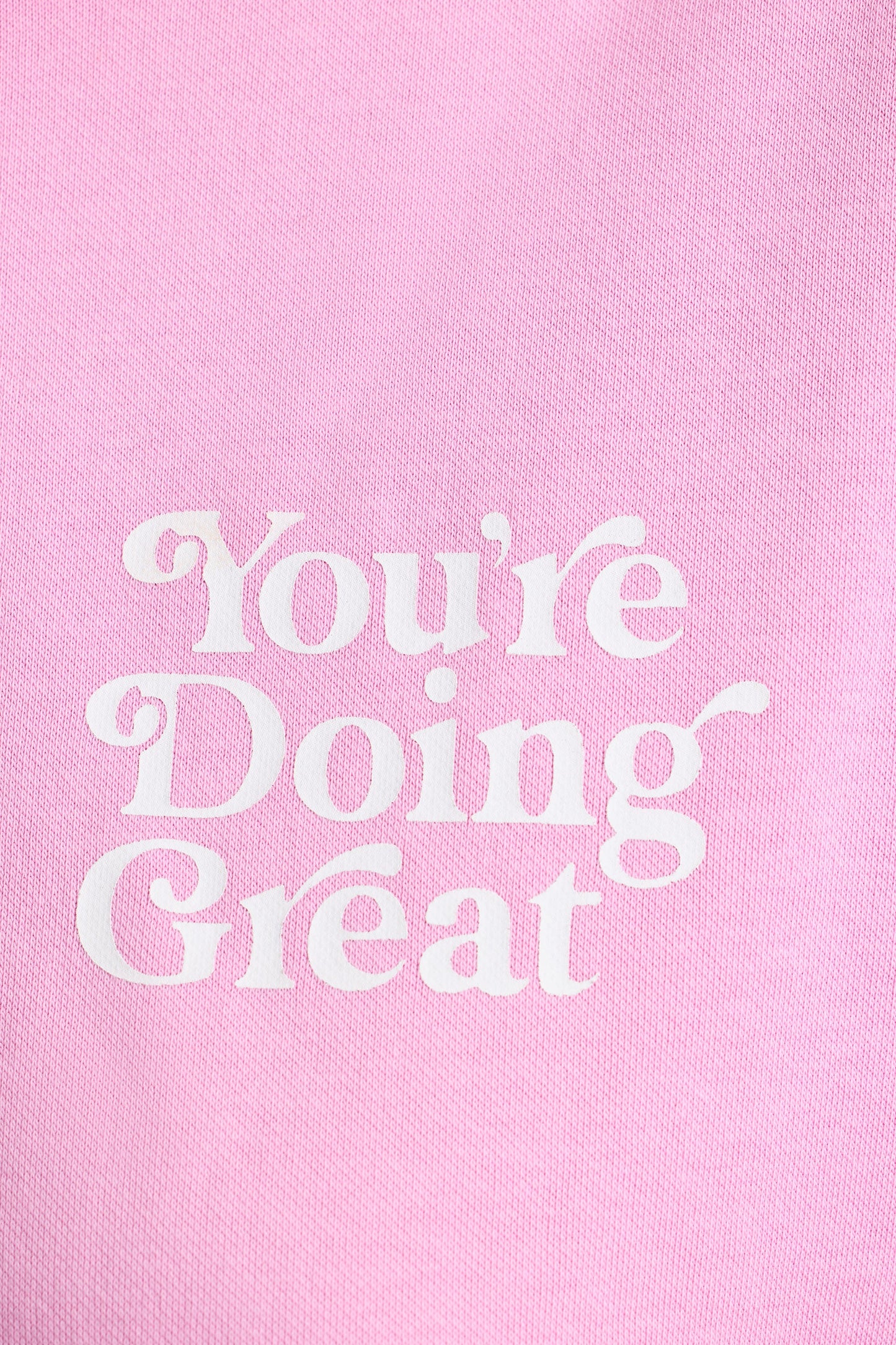 Soft Cotton Jersey Oversized Hoodie in Bubblegum Pink